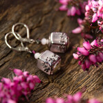 Lampglas Náušnice s unikátnymi perlami Lampglas Gentle Flamingo ECU77