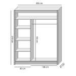 Multi - Skriňa 203x215x61 (sonoma)