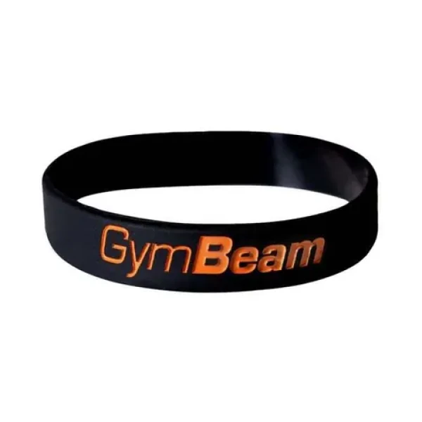 Silikónový náramok GB Black Orange - Gymbeam (čierna) (73705-1-single_variant)