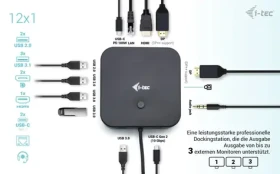 I-TEC USB-C HDMI + Dual DP Docking Station / Dokovacia stanica / PD 100W / 3x 4K / RJ-45 (C31TRIPLE4KDOCKPDPRO)