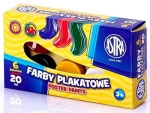 ASTRA Temperové farby 6x20ml / od 3 rokov (301109001)