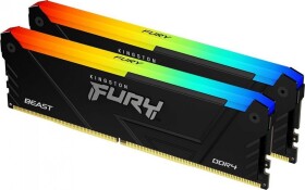 Kingston Fury Beast RGB, DDR4, 32 GB, 3600MHz, CL18 (KF436C18BB2AK2/32)