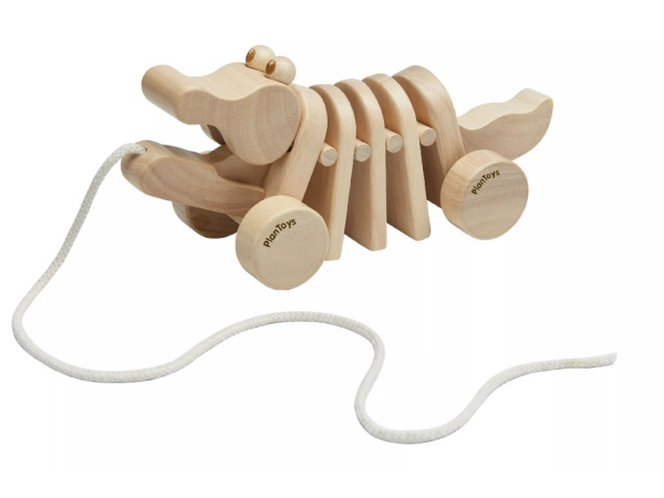 PlanToys PlanToys Tancujúci krokodíl - prírodný