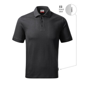 Pánske polo tričko Resist Heavy (ebony gray 94 (značka)) M