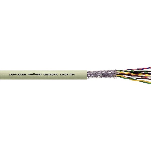LAPP 38316/1000 dátový kábel UNITRONIC LIHCH (TP) 16 x 2 x 0.14 mm² sivá 1000 m; 38316/1000