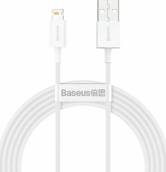 Baseus CALYS-C02 Kábel USB-A (M) - Lightning (M) 2 m biela (CALYS-C02)