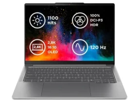 Lenovo IdeaPad Pro 5 14AKP10 sivá / 14" 2.8K / AMD RYZEN AI 5 340 / 24GB / 512GB SSD / AMD Radeon / W11H (83JL000XCK)