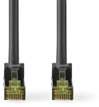 Nedis CAT7 čierny / Sieťový kábel / S/FTP / RJ45 - RJ45 / 3 m (CCGL85420BK30)