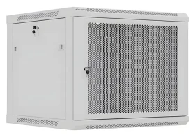 Lanberg WF01-6609-23S sivá / Nástenný rozvádzač / 19" / 9U / 600x600 mm / perforované dvierka (WF01-6609-23S)