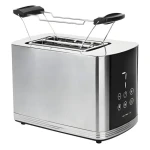 Emerio TO-128308 čierna, strieborná / Hriankovač / 800 W / 2 sloty / 7 stupňov opečenia / displej (TO-128308)