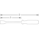 Plochá škrabka Hazet 824; 824