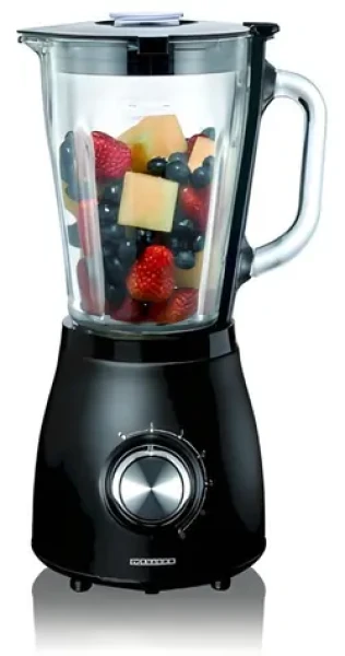 Melissa 16180133 matná čierna / Stolný mixér / 500 W / 1,5 l nádoba / 5 rýchlostí (16180133)