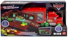 Mattel HPX76 Disney Cars Glow Racers Mack svietiaci v tme