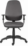 Powerton Anna šedá / Kancelárske ergonomické kreslo / nosnosť 120 kg (MKWPANKDCSKA)