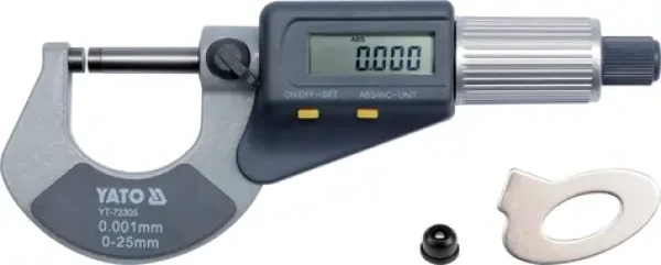 YATO YT-72305 / Mikrometer digitálny 0-25mm (YT-72305)