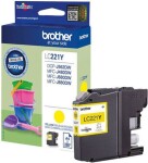 Brother Toner originálny LC-221Y, Yellow