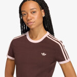 Tričko adidas 3 Stripes Slim T-Shirt Aurora Coffee S