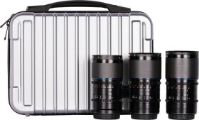 Sirui Sirui Anamorphic Lens Saturn Kit 35, 50 & 75mm T2.9 1.6x Carbon Fiber FF E-Mount (Neutral Flare)