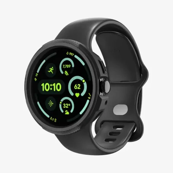 Spigen Liquid Air V2 Ochranné púzdro pre Google Pixel Watch 4 45mm matná čierna (ACS11222)