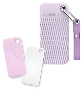 Verbatim Pocket SSD 1TB fialová / Externý disk / USB-C 3.2 Gen 2 / 2x gumový obal (32322)