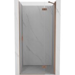 MEXEN/S - Mist-H sprchové dvere krídlové pravé 115, transparent, meď kartáčovaná 8A5-115-000-65-00-P