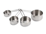 Weis Sada odmeriek nerez, 4 ks / Odmerky / O 5-8 cm / objem 60-240 ml (15604)