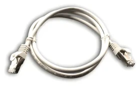 DATACOM Patch kabel S/FTP CAT6A 1m šedý / Patch kabel / CAT6A / RJ45 / LSZH (1691)