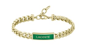 Lacoste Moderný pozlátený náramok z ocele 2040323