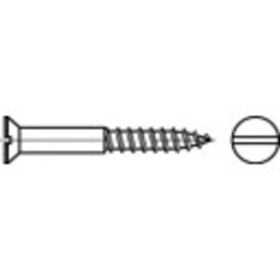 TOOLCRAFT TO-5447049 skrutka so zápustnou hlavou 5.5 mm 40 mm drážka DIN 97 mosaz 200 ks; TO-5447049