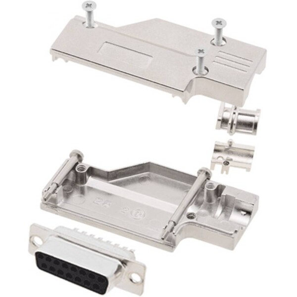 Encitech DCMR-FK-09-DMS-K 6355-0065-31 sada D-SUB zásuvková lišta 90 ° Pólov: 9 spájkovaný 1 sada; 6355-0065-31
