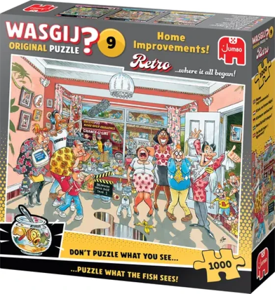 JUMBO Puzzle WASGIJ Retro Original 9: Domáce vylepšenie!