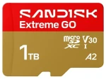 SanDisk Extreme GO microSDXC 1 TB / Pamäťová karta / čítanie 240 MB/s / zápis 160 MB/s (SDSQXGN-1T00-GN6MN)
