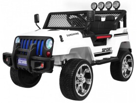 Mamido Elektrické autíčko Jeep Raptor 4x4 biele