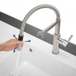 VILLEROY & BOCH - Drezová batéria Villeroy &amp; Boch Steel Expert Compact, 92730023, Zlatá / čierna 92730023