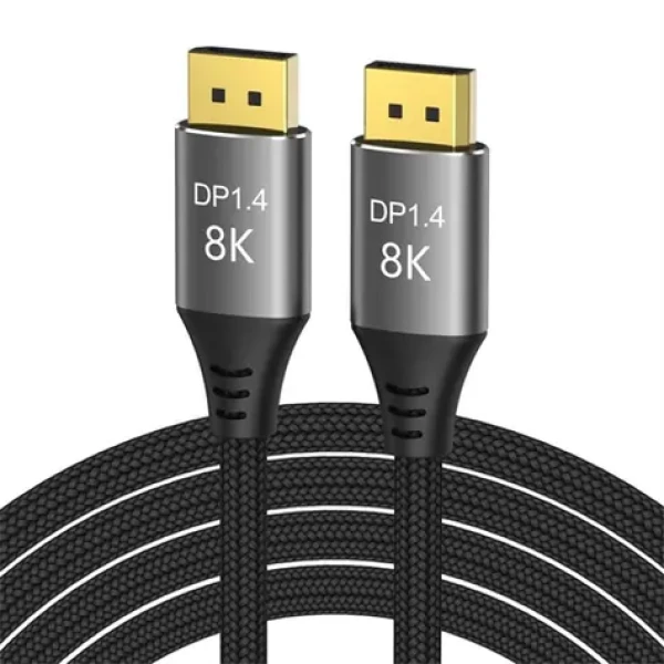 PremiumCord DisplayPort 1.4 prípojný kábel MM 2 m čierna / 8K@60Hz / pozlátené konektory (kport13-02)