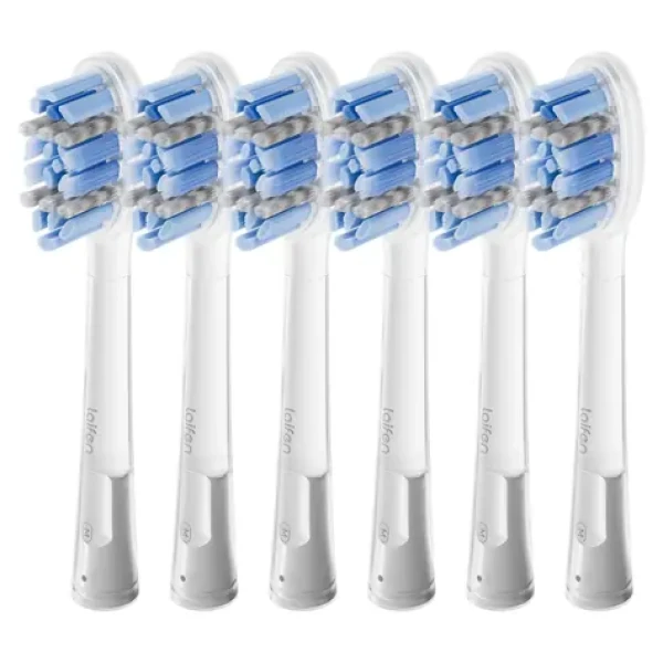 Laifen ProM Whitening / Náhradné hlavice / 6 ks / Pre kefky Wave, Wave Special, Wave Pro