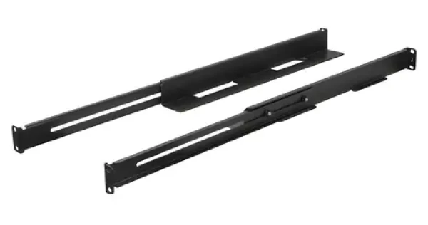 Lanberg Sada výsuvných líšt do racku čierna / Montážne lišty / 19" / 397-680 mm / nosnosť 90 kg / 1U (AK-1901-B)