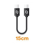 Aligator POWER Dátový kábel USB-C - USB-C 15cm čierna (DATKP44)