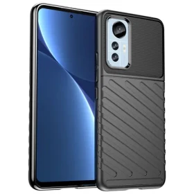 Hurtel Thunder Case XIAOMI 12 Lite čierna / Kryt na telefón / Odolný silikón