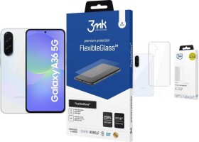 Samsung Galaxy A36 5G 6/128GB Biały (SM-A366BZABEUE) + FlexibleGlass + Etui Clear Case