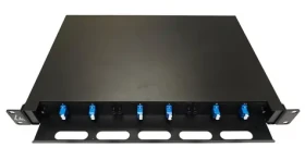 Lanview Výsuvný optický patch panel LC 12 vlákien / Patch panel / 19 "/ 1U / SM OS2 / LC duplex (LVO-101010)