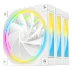 DEEPCOOL FL12R 3ks biela / Ventilátor / 120 mm / Reverzný / ARGB Gen2 / 500-2150 RPM / 33,9 dB / PWM (R-FL12R-WHAPN3-G)