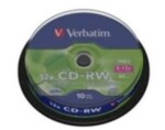 Verbatim 10ks CD-RW 700MB 8-12x High Speed/Spindl (43480)