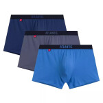 Pánske boxerky 3 balenia 011 modré - Atlantic vícebarevná XL