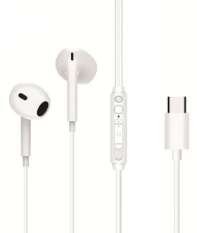 Conceptronic USB-C slúchadlá do uší biela / Slúchadlá / S mikrofónom / 16 Ohm / 1,2 m (BRENDAN02W)