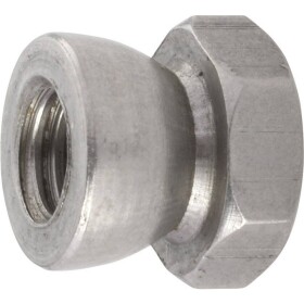 Dištančné matice TOOLCRAFT, oceľová, M8, 13 mm, 10 ks; 88118-13