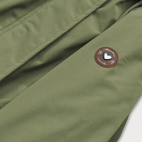 Dámská bunda v khaki barvě s kapucí model 17217539 - CANADA Mountain Barva: odcienie zieleni, Velikost: XXL (44)