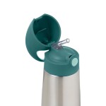 B.box Termoska na pitie so slamkou 500 ml - emerald EUR
