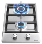 IsEasy MGBS-312A nerez / Plynová varná doska / 2 horáky / 3300 W + 1000 W / NG/LPG (MGBS-312A)