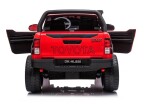 Mamido Detské elektrické autíčko Toyota Hilux 4x4 lakované červené